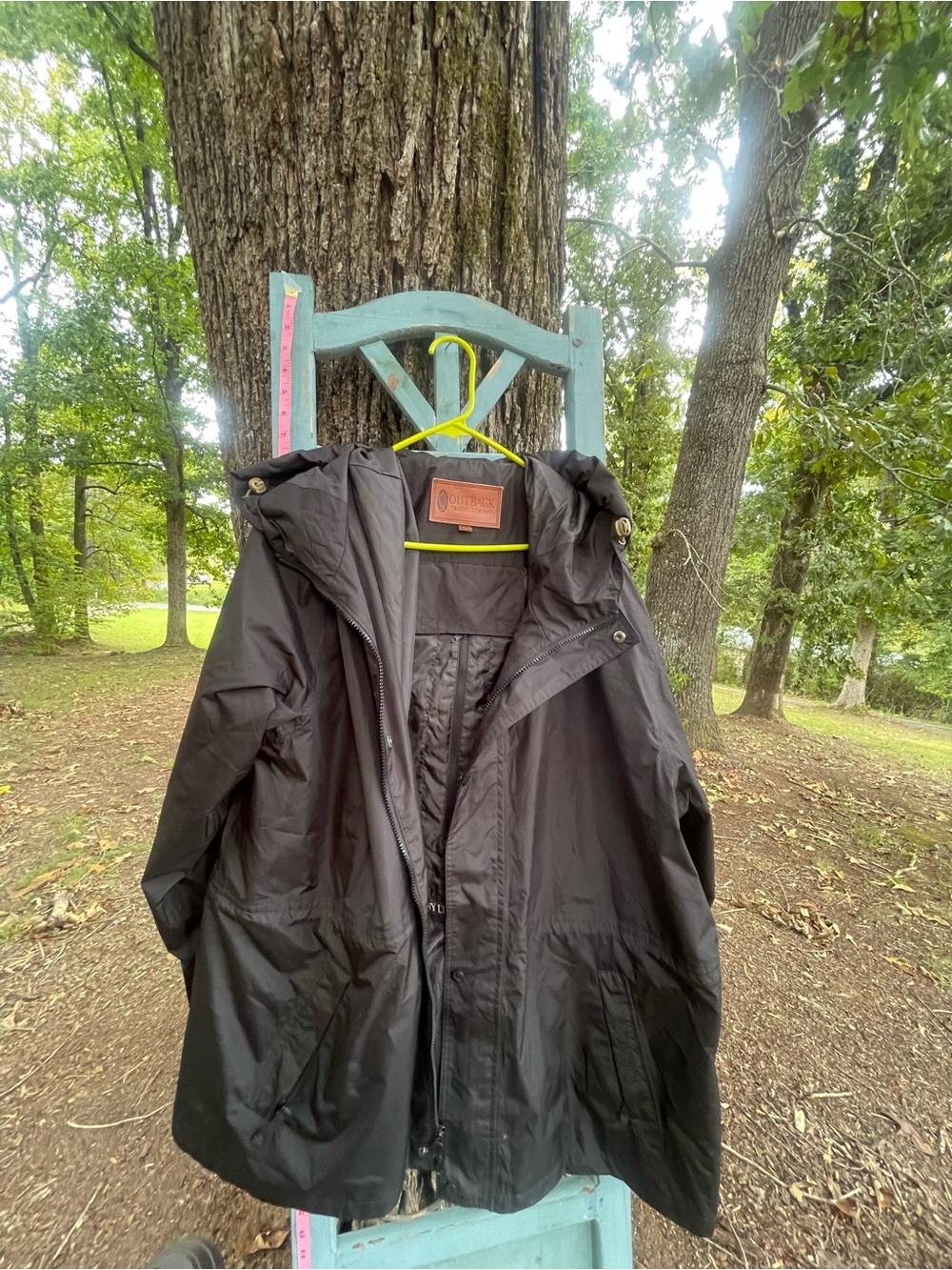 Water-Resistant Black Hooded Performance Jacket